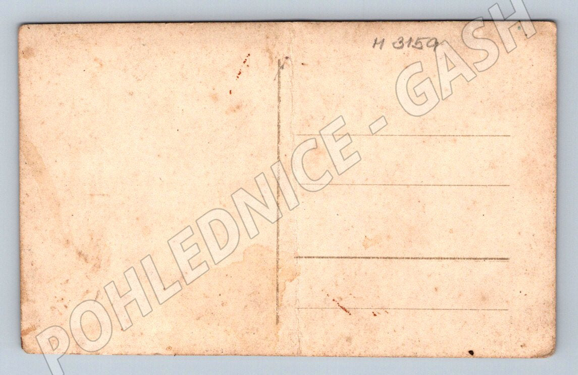 Pohlednice vojenská skupina 1932 s věnováním (M3159)