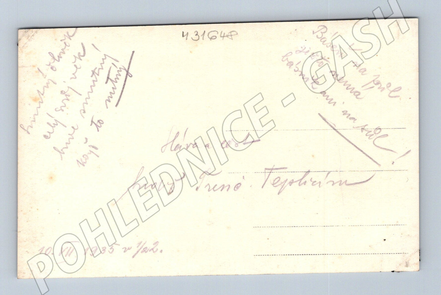 Pohlednice Slovensko Trenčianske Teplice Kuršalon 1935 (M31648)
