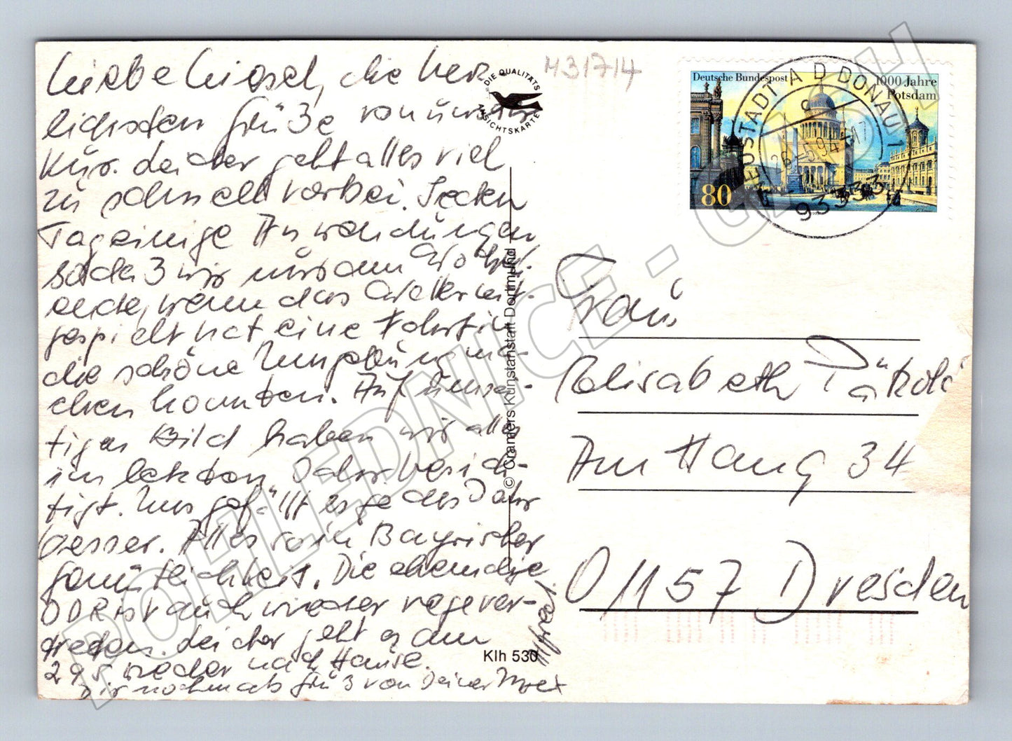 Německo Donautal Kloster Weltenburg Befreiungshalle 1993 (M31714)