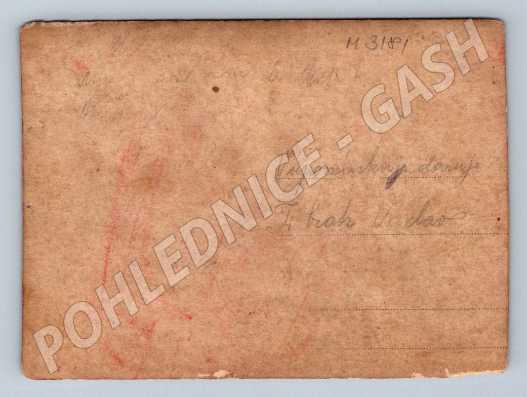 Postcard Children of Šumava 50th military group (M3181)