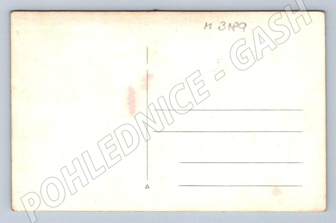 Postcard soldier in 20th century uniform (M3189)