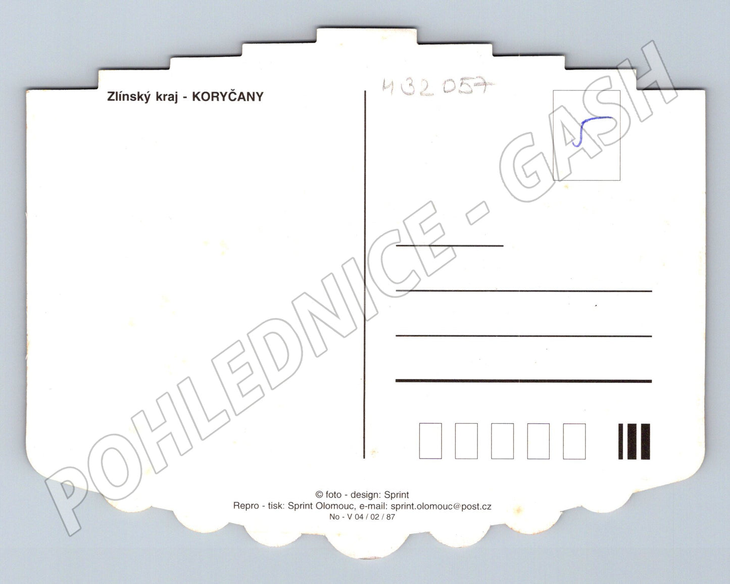 Pohlednice Koryčany náměstí a erby obcí Zlínského kraje (M32057)