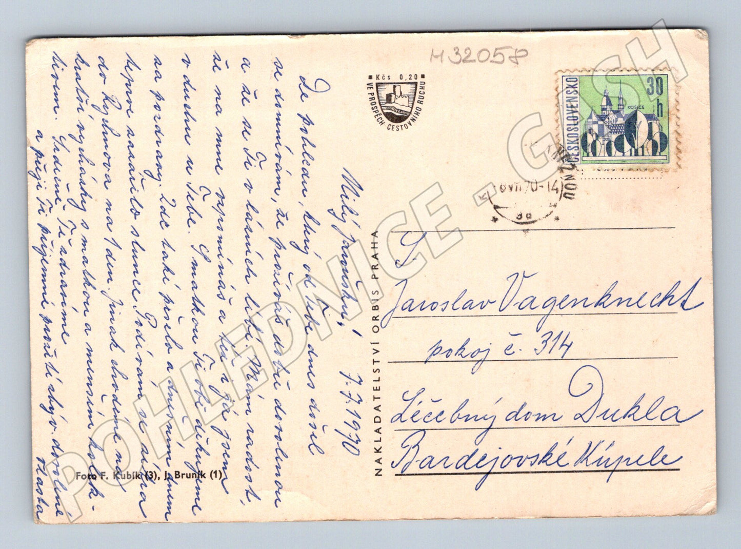 Pohlednice Orlické hory vícesnímek 1970 (M32058)