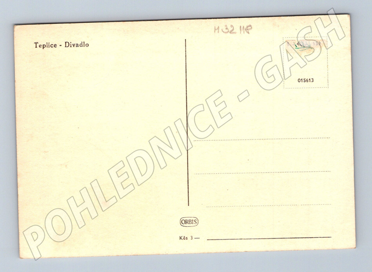 Pohlednice Teplice Divadlo (M32118)