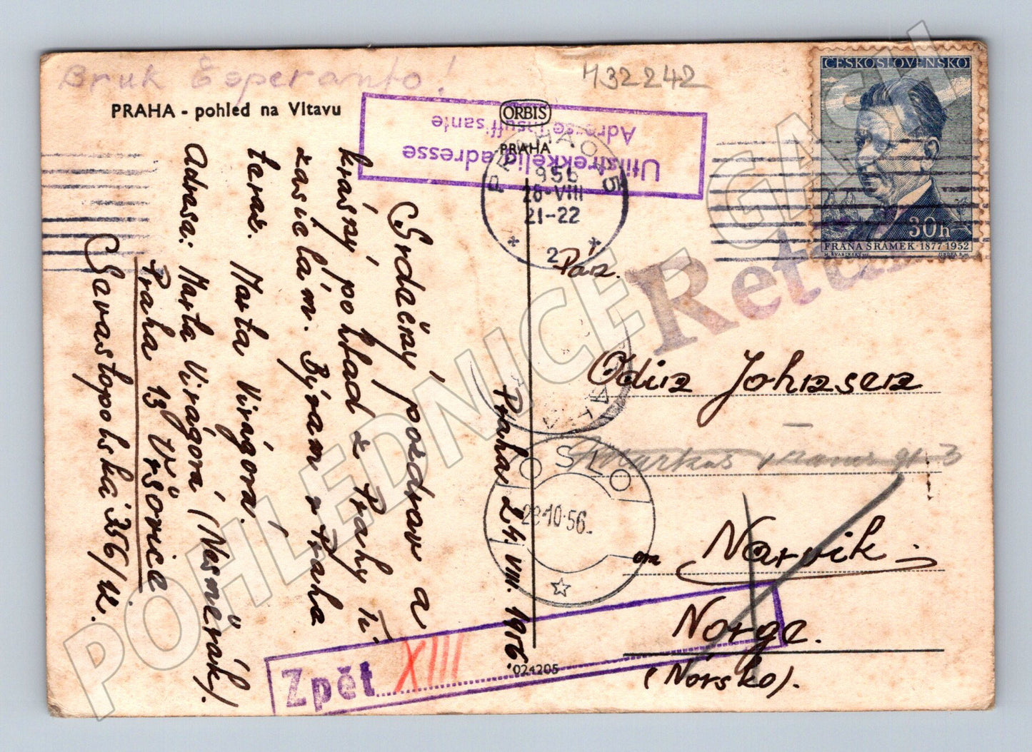 Pohlednice Praha Vltava mosty 1906 (M32242)