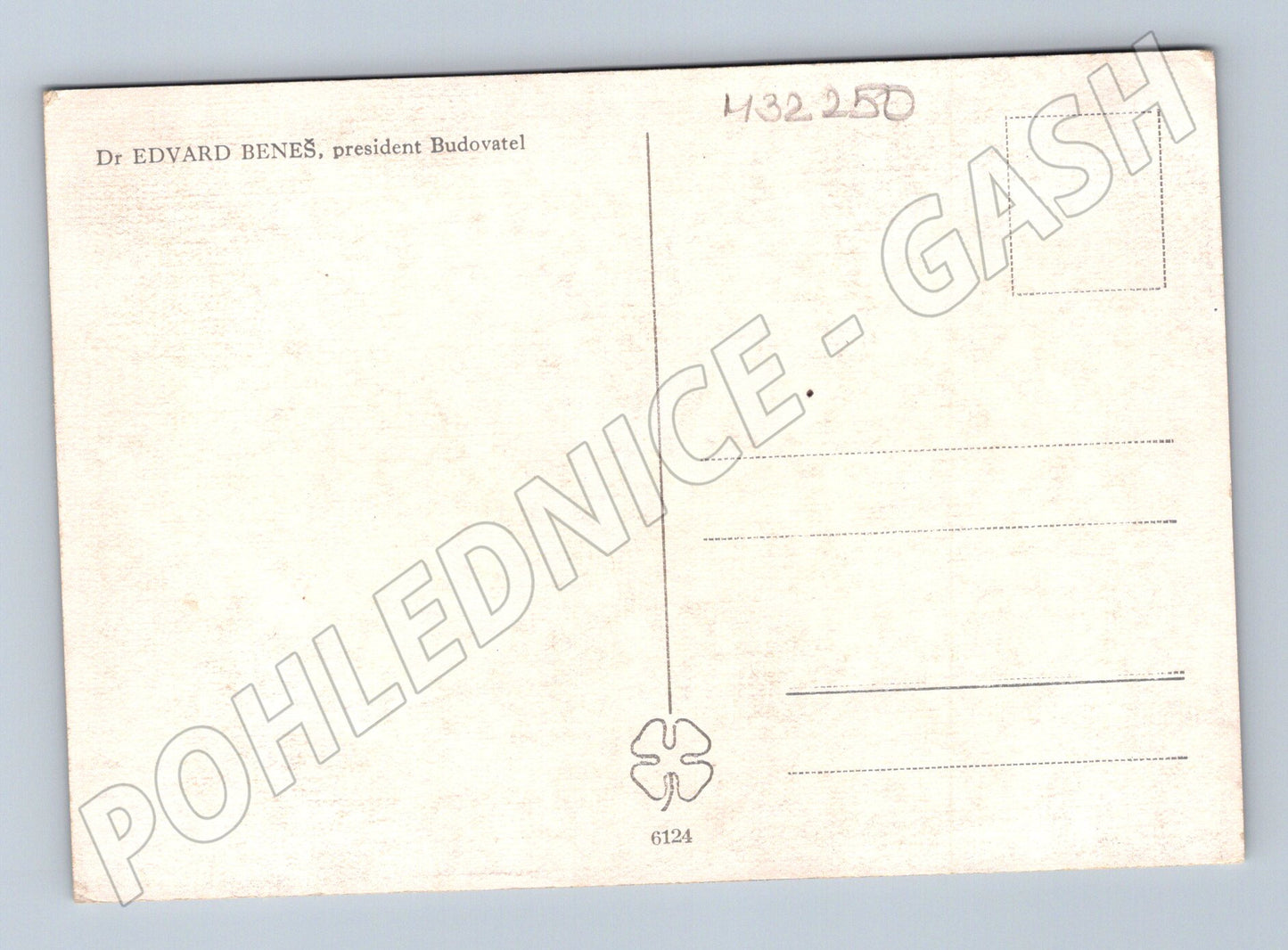 Pohlednice Edvard Beneš s dětmi (M32250)