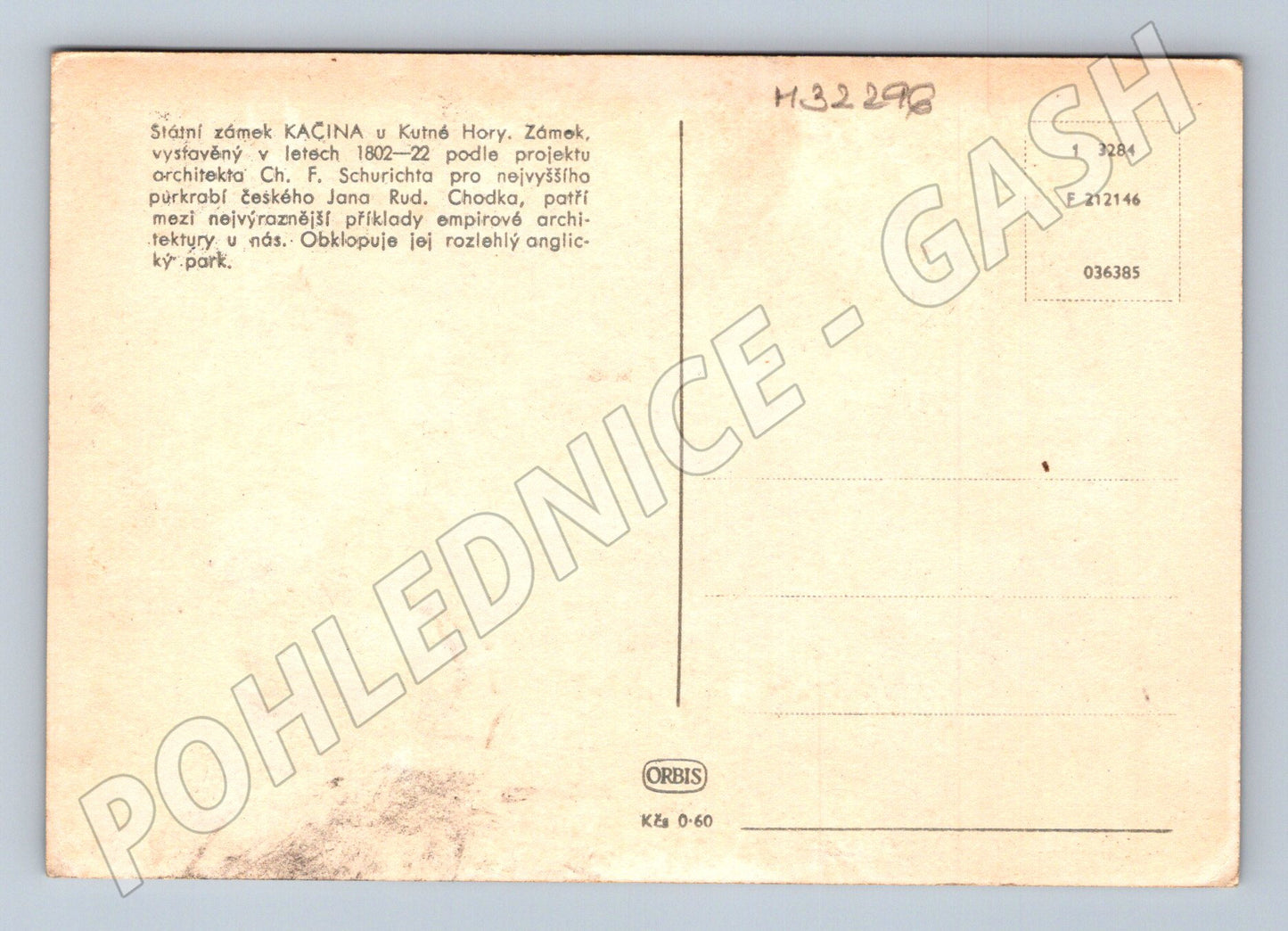 Pohlednice Kačina zámek u Kutné Hory (M32296)
