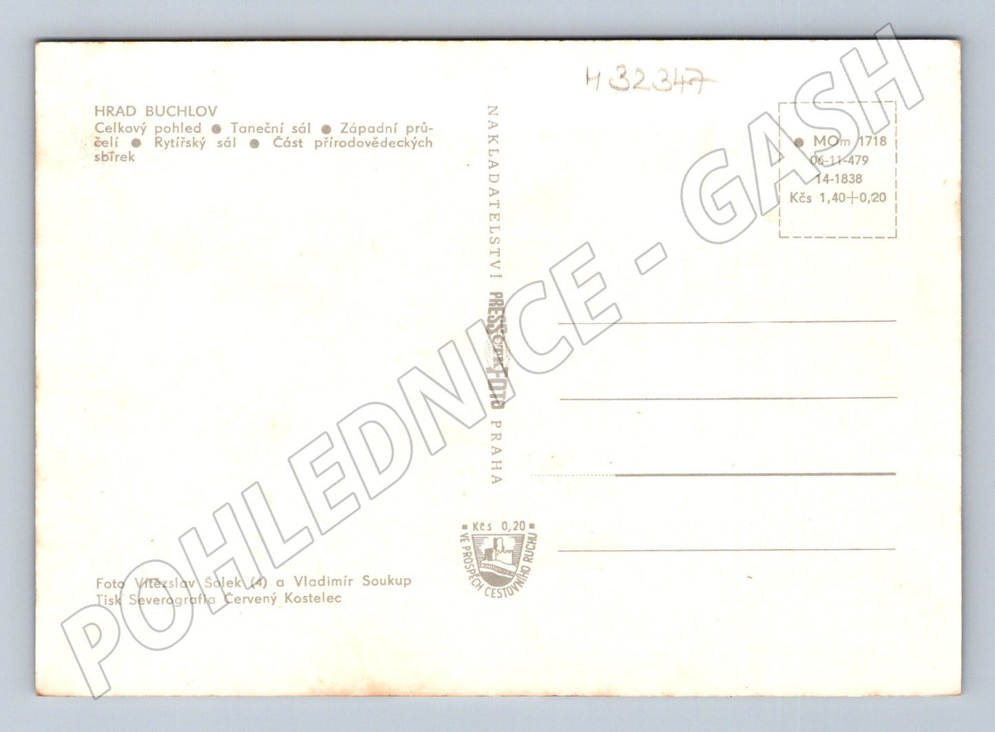 Pohlednice Hrad Buchlov více záběrů (M32347)