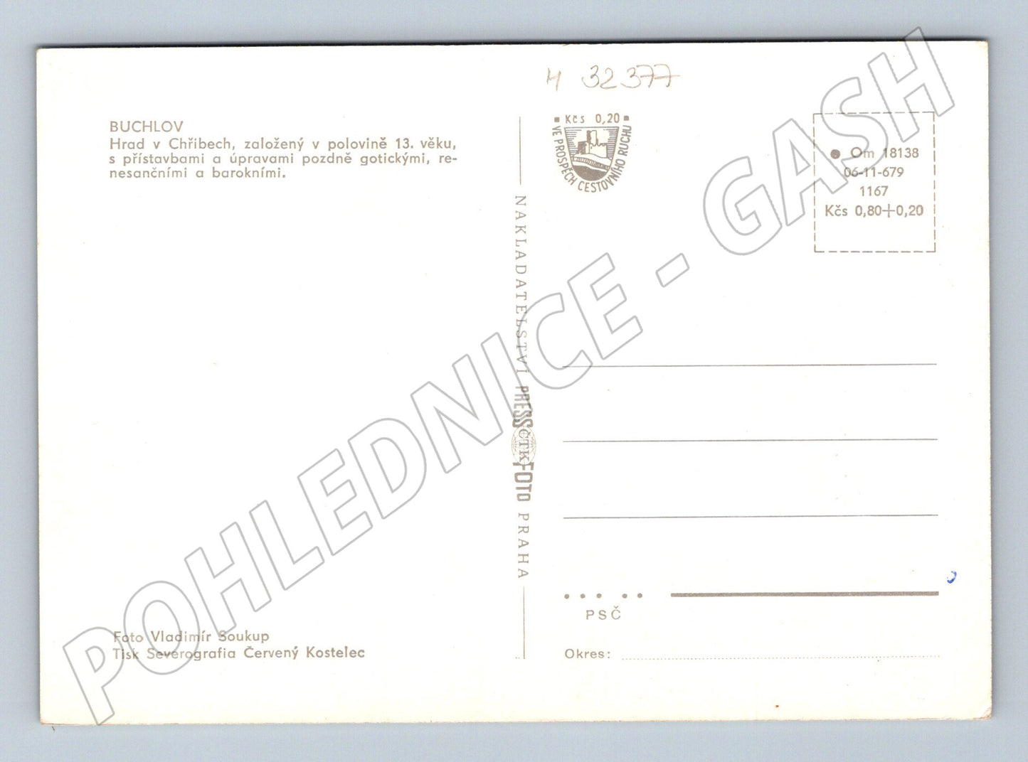 Pohlednice Buchlov hrad (M32377)