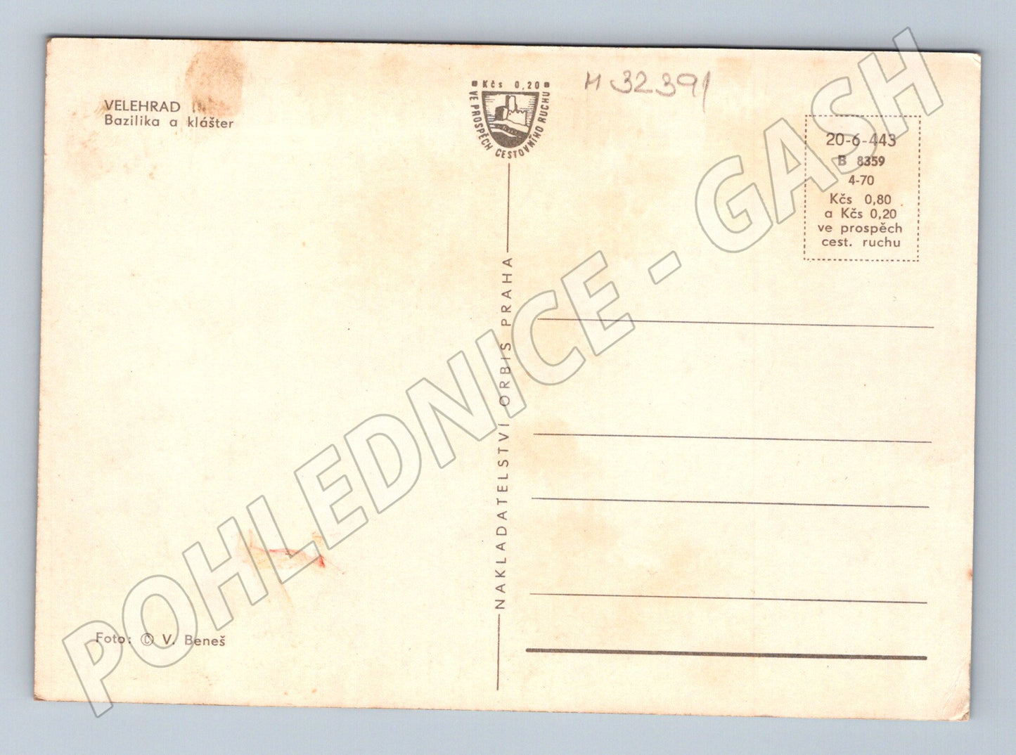 Pohlednice Velehrad Bazilika a klášter (M32391)