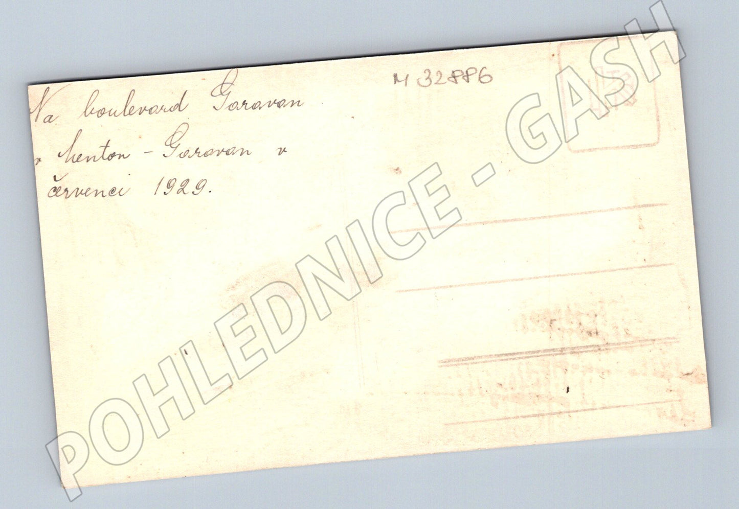 Pohlednice Francie Menton skupina mladých žen 1929 (M32886)