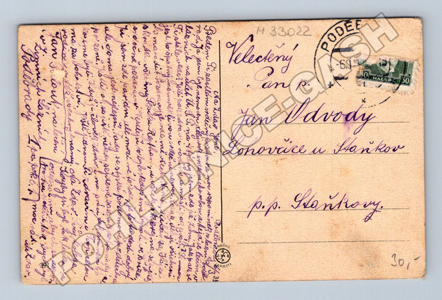 Pohlednice Poděbrady Lázeňský hotel Léčebný ústav 1930 (M33022)