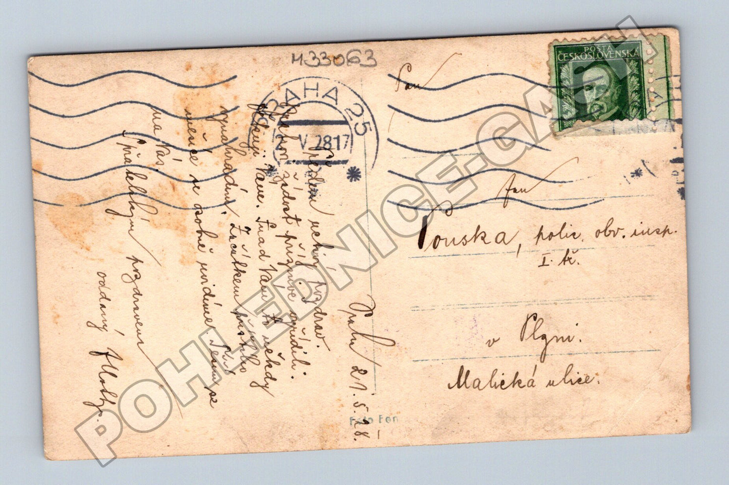 Pohlednice Praha Hradčany 1925 (M33063)