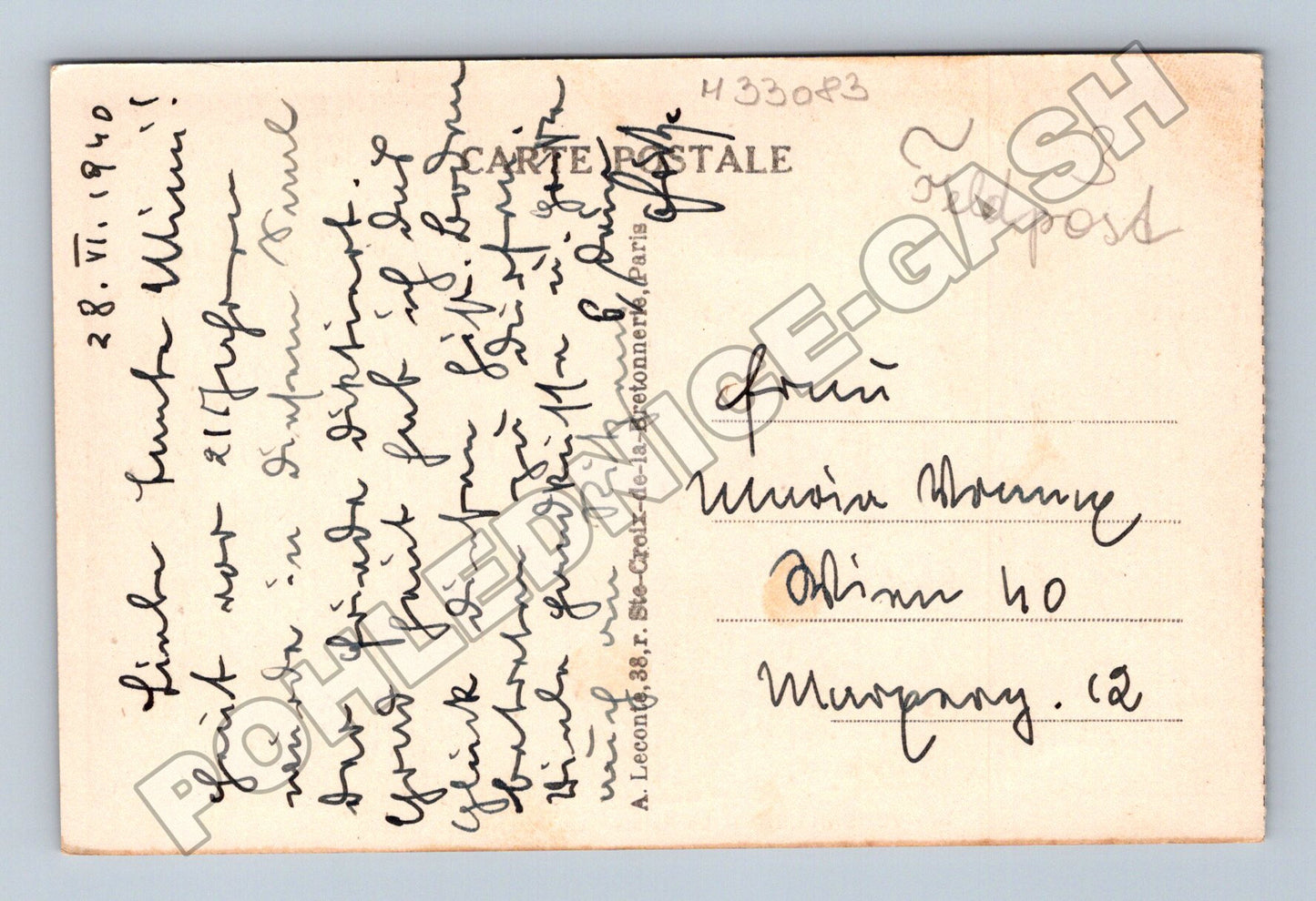 Pohlednice Francie Versailles Zrcadlový sál 1940 (M33083)