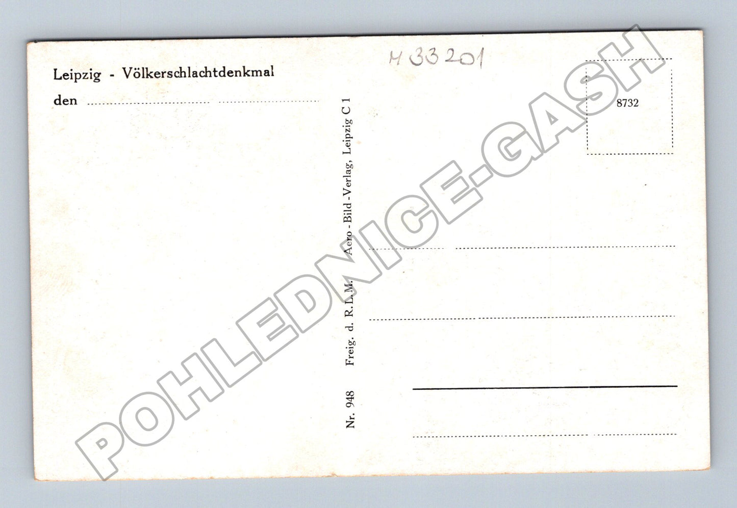 Pohlednice Německo Leipzig Völkerschlachtdenkmal (M33201)