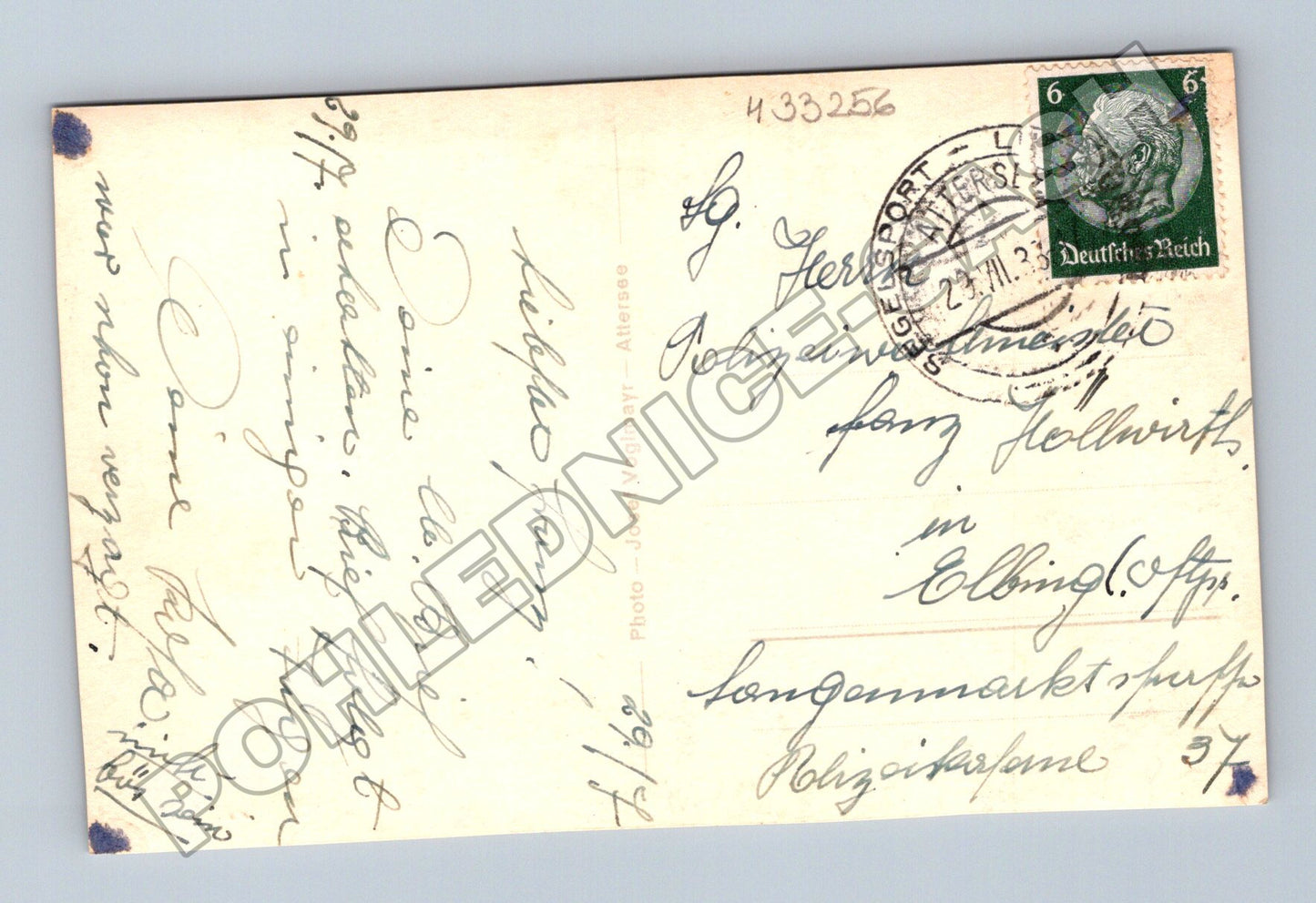 Pohlednice Rakousko Attersee Mondnacht 1941 (M33256)