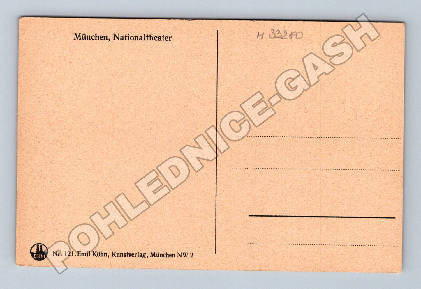 Pohlednice Německo München Nationaltheater (M33280)