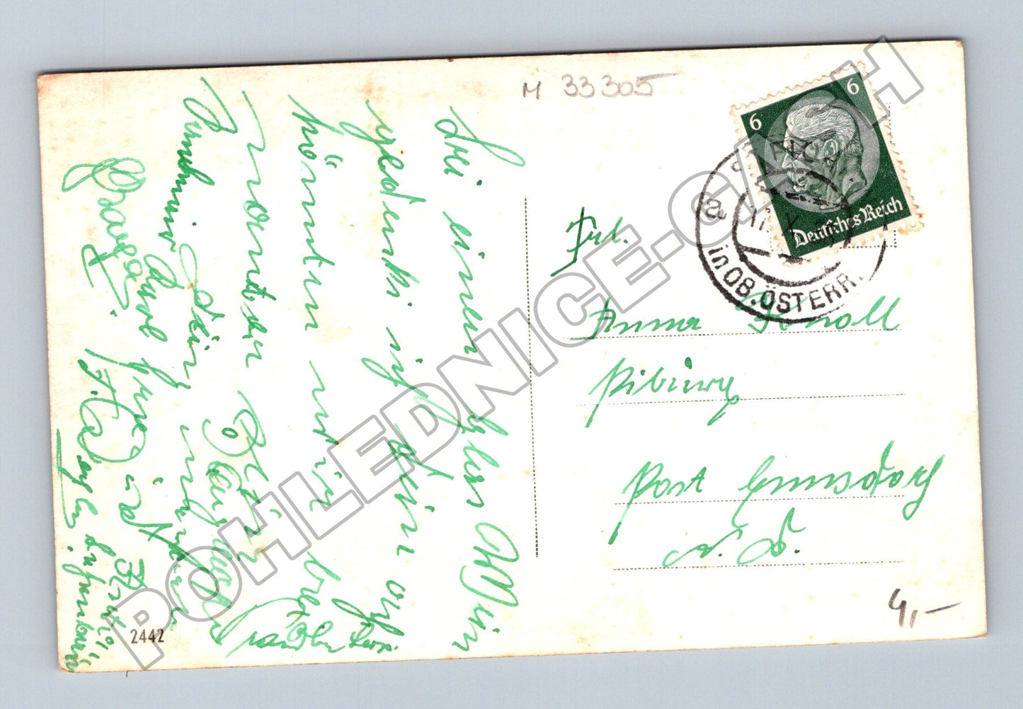 Pohlednice Rakousko Stift St. Florian Brucknerovy varhany (M33305)