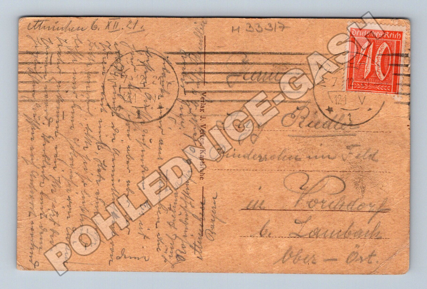 Pohlednice Německo Mnichov Friedensdenkmal 1924 (M33317)
