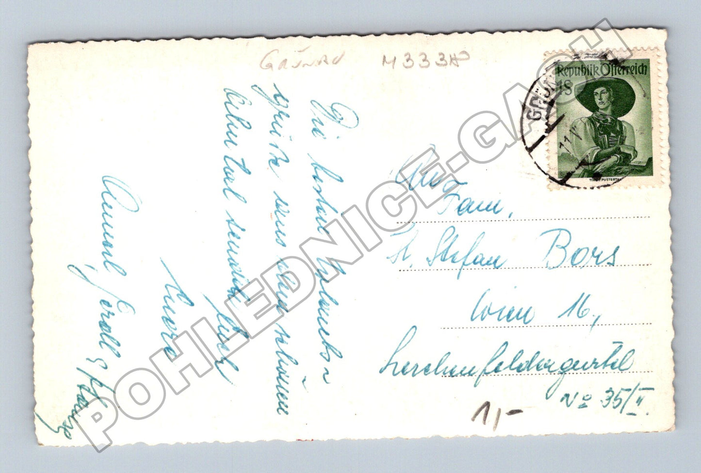 Pohlednice Rakousko Almtal jezero hory (M33318)