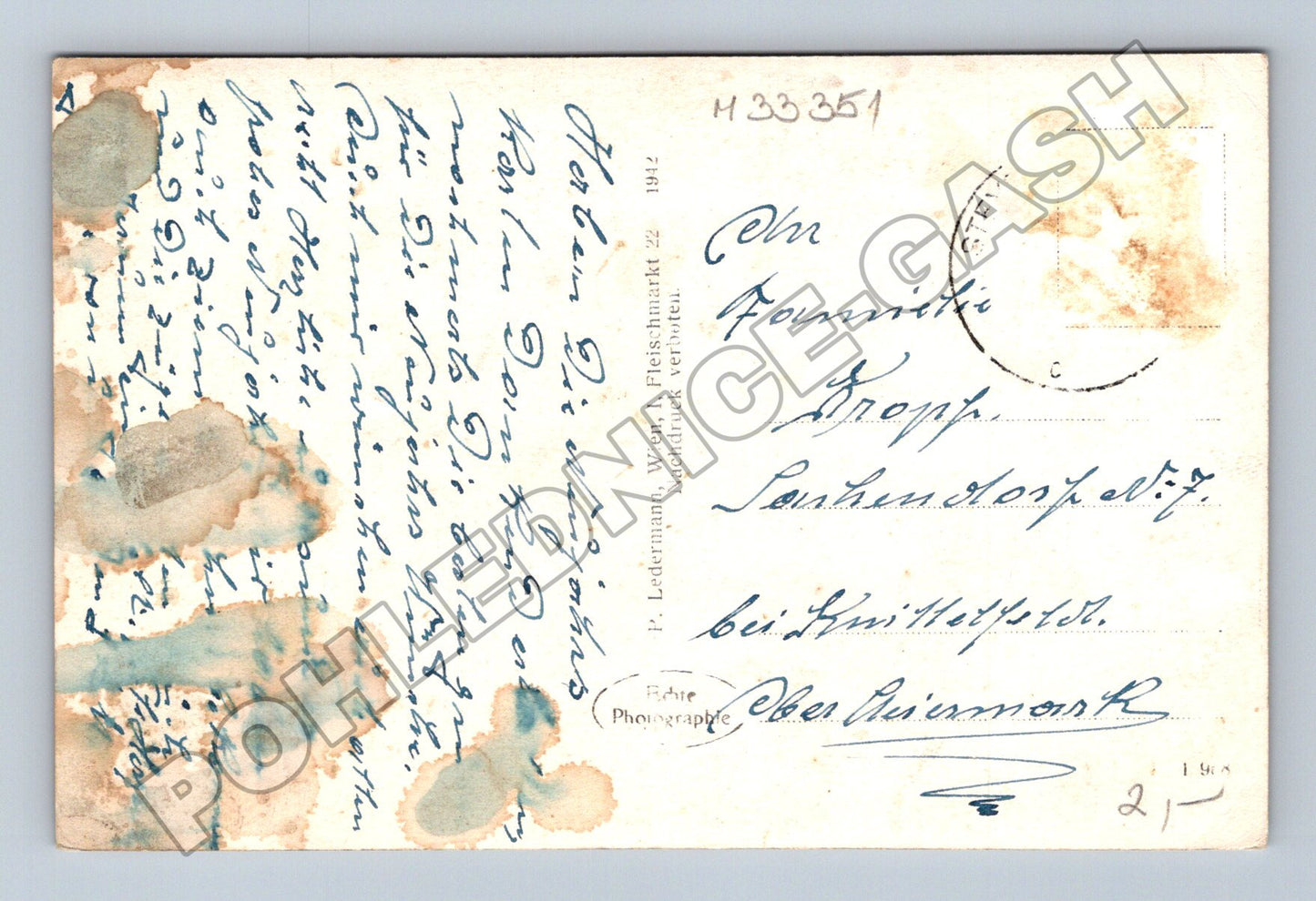 Pohlednice Rakousko Steyr a d Enns vom Tabor 1942 (M33351)