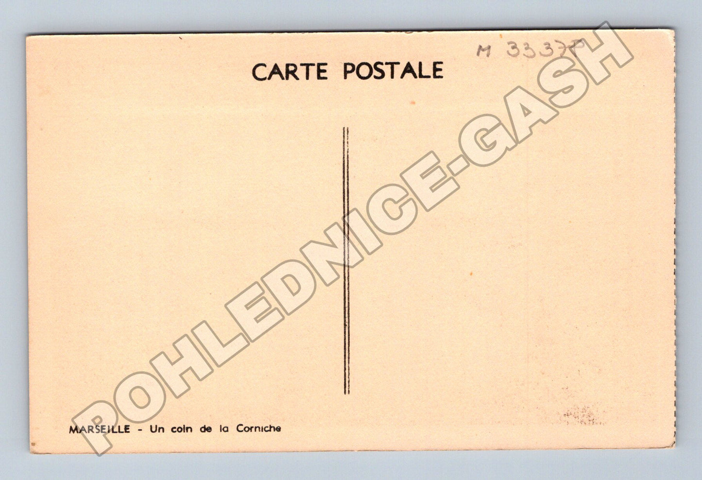 Pohlednice Francie Marseille Corniche (M33378)