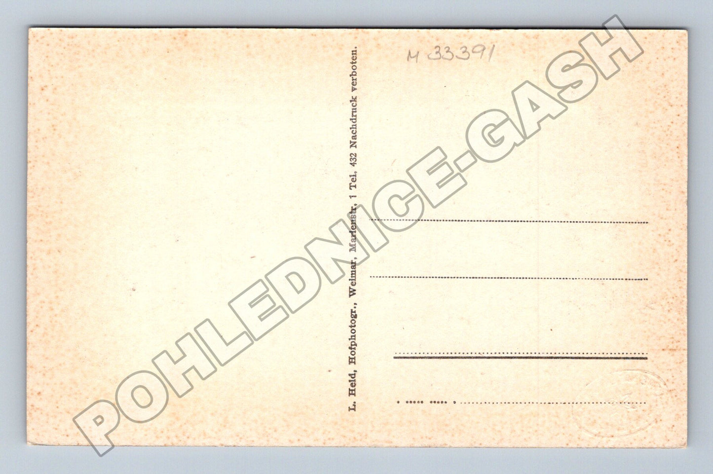 Pohlednice Německo Wittumspalais Weimar interiér (M33391)