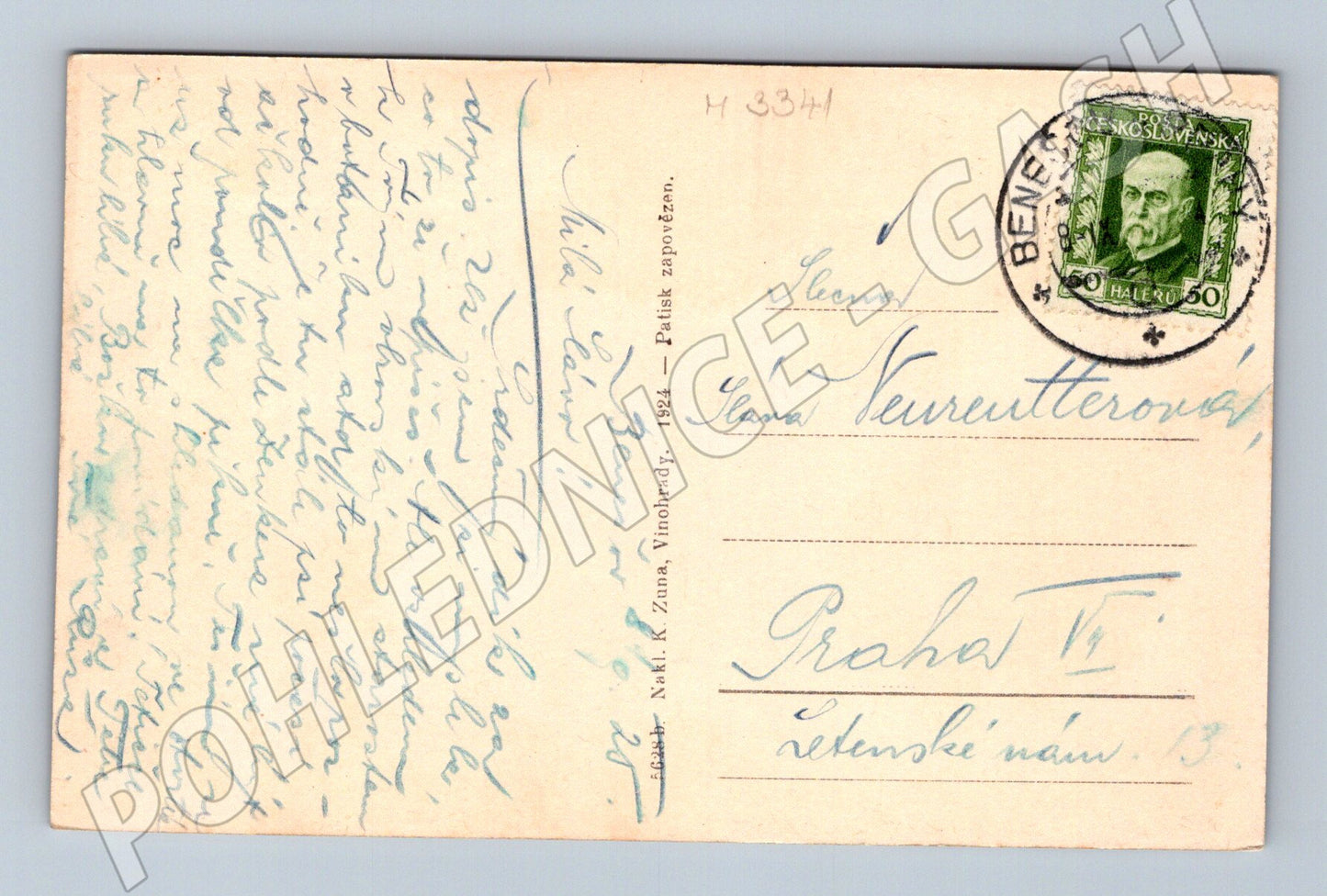 Pohlednice Konopiště zámek Benešov (M3341)