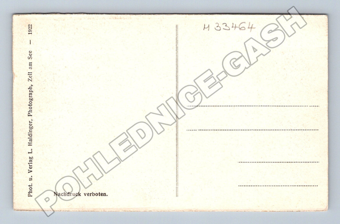Pohlednice Rakousko Zell am See s horami 1922 (M33464)