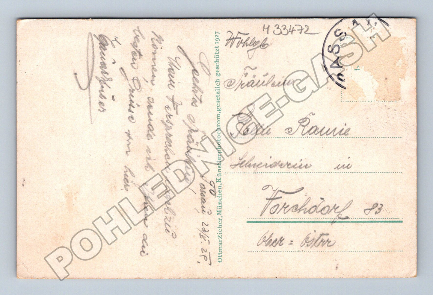 Pohlednice Německo Passau Luitpold-Brücke 1927 (M33472)