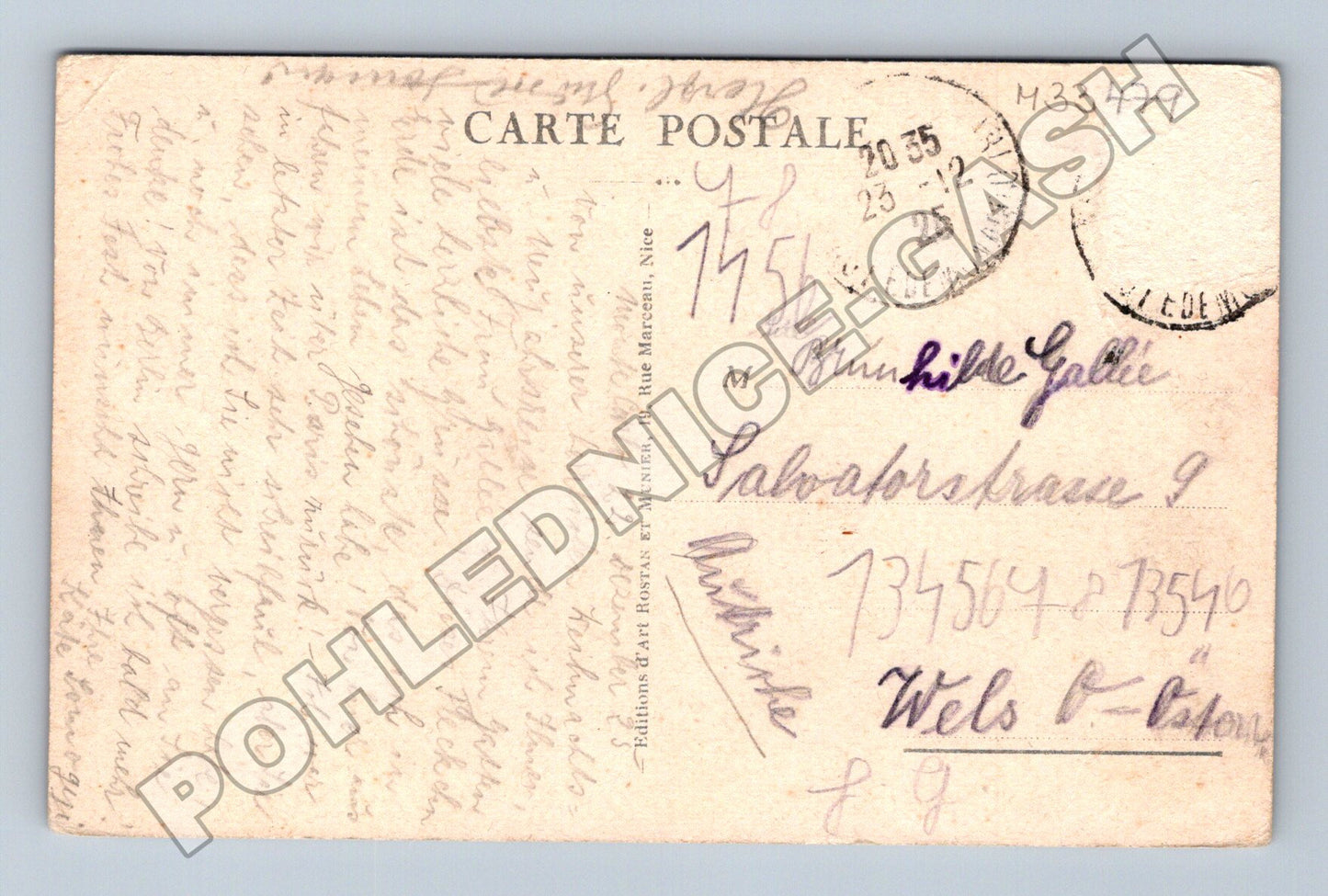 Pohlednice Monte-Carlo Les Terrasses du Casino 1925 (M33479)