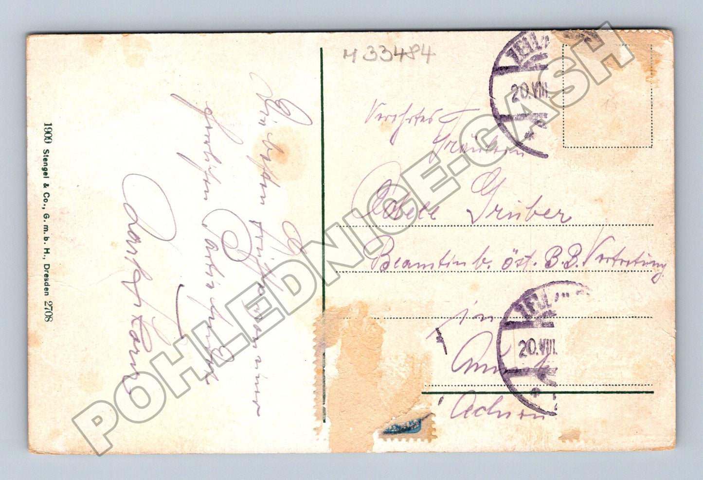 Pohlednice Rakousko Zell am See s Hohe Tauern 1909 (M33484)