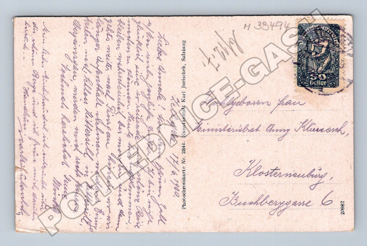 Pohlednice Rakousko Zell am See jezero a hory 1906 (M33494)