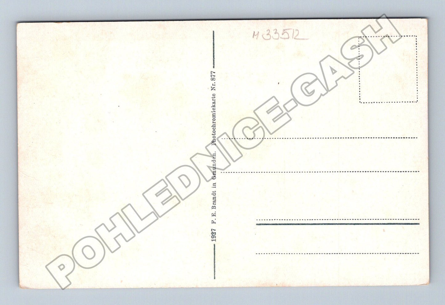 Pohlednice Rakousko Unterach am Attersee 1927 (M33512)