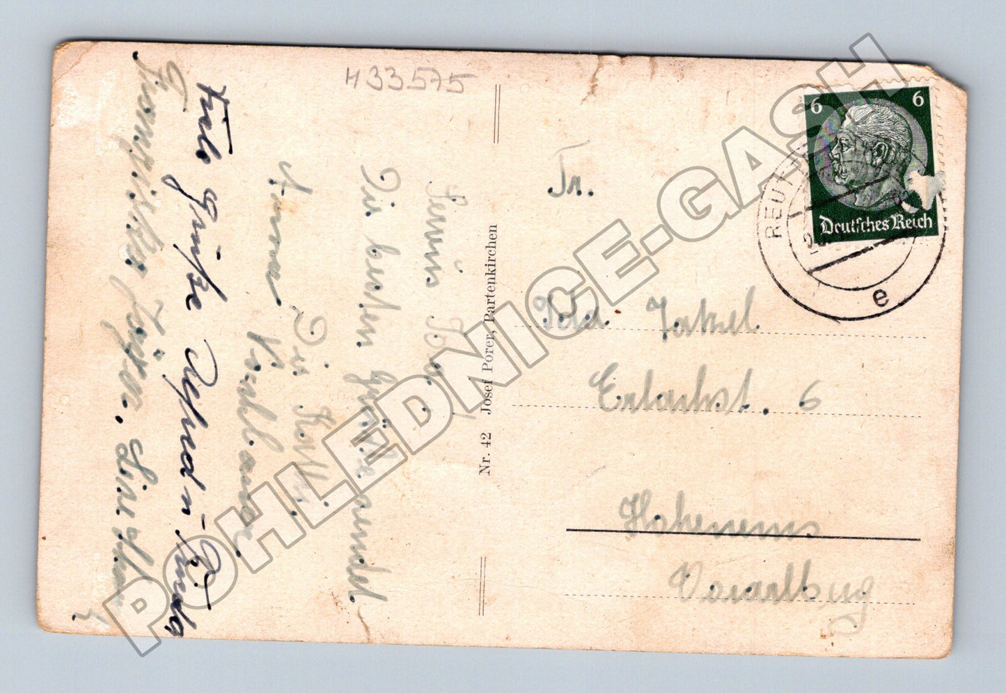 Pohlednice Německo Garmisch-Partenkirchen horské scény 1935 (M33575)