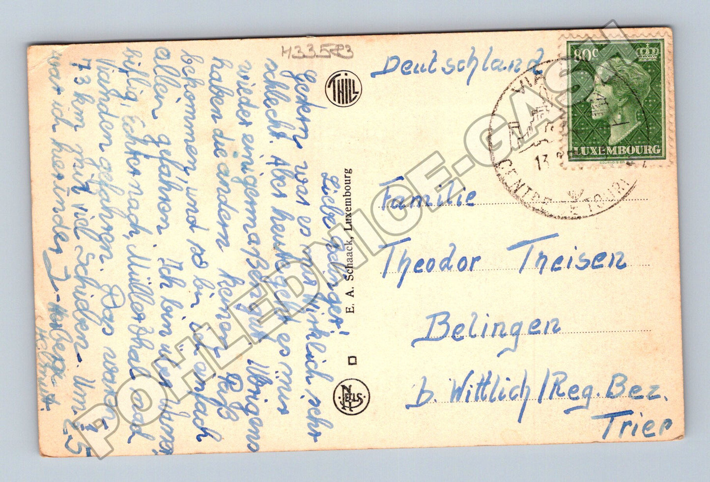 Pohlednice Lucembursko Vianden hrad 1927 (M33583)