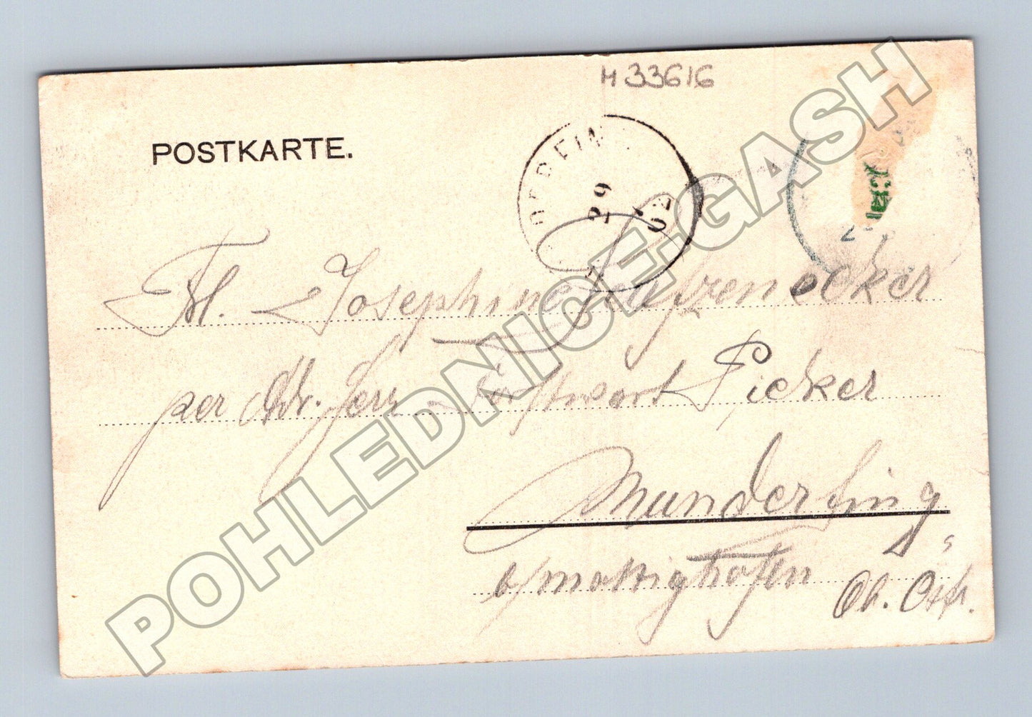 Pohlednice Německo Passau panorama 1918 (M33616)