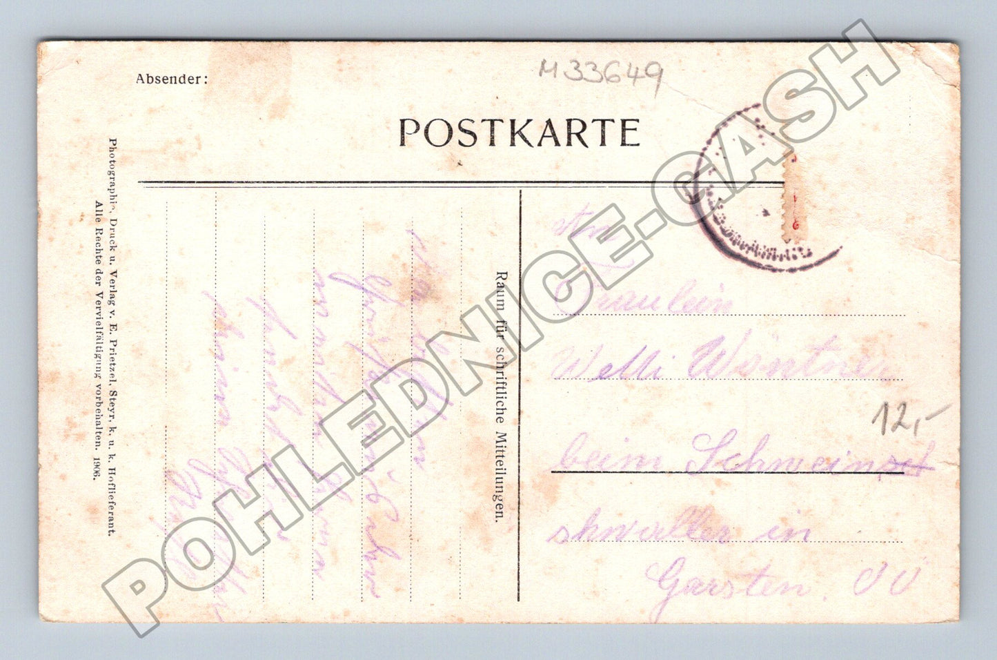Pohlednice Rakousko Maria-Neustift interiér kostela (M33649)