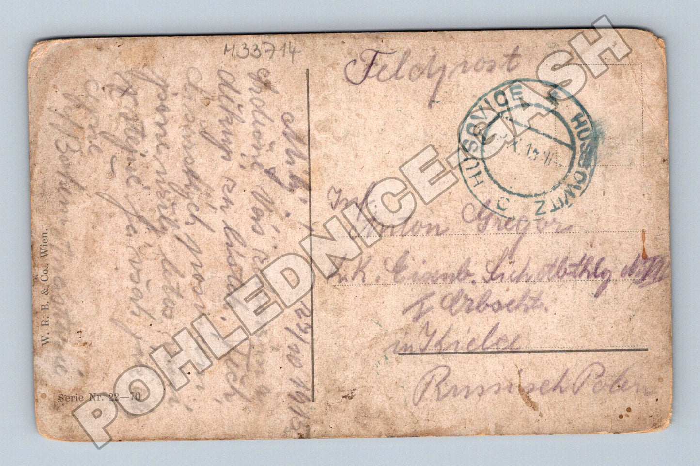 Pohlednice krajina s mlýnem 1911 (M33714)