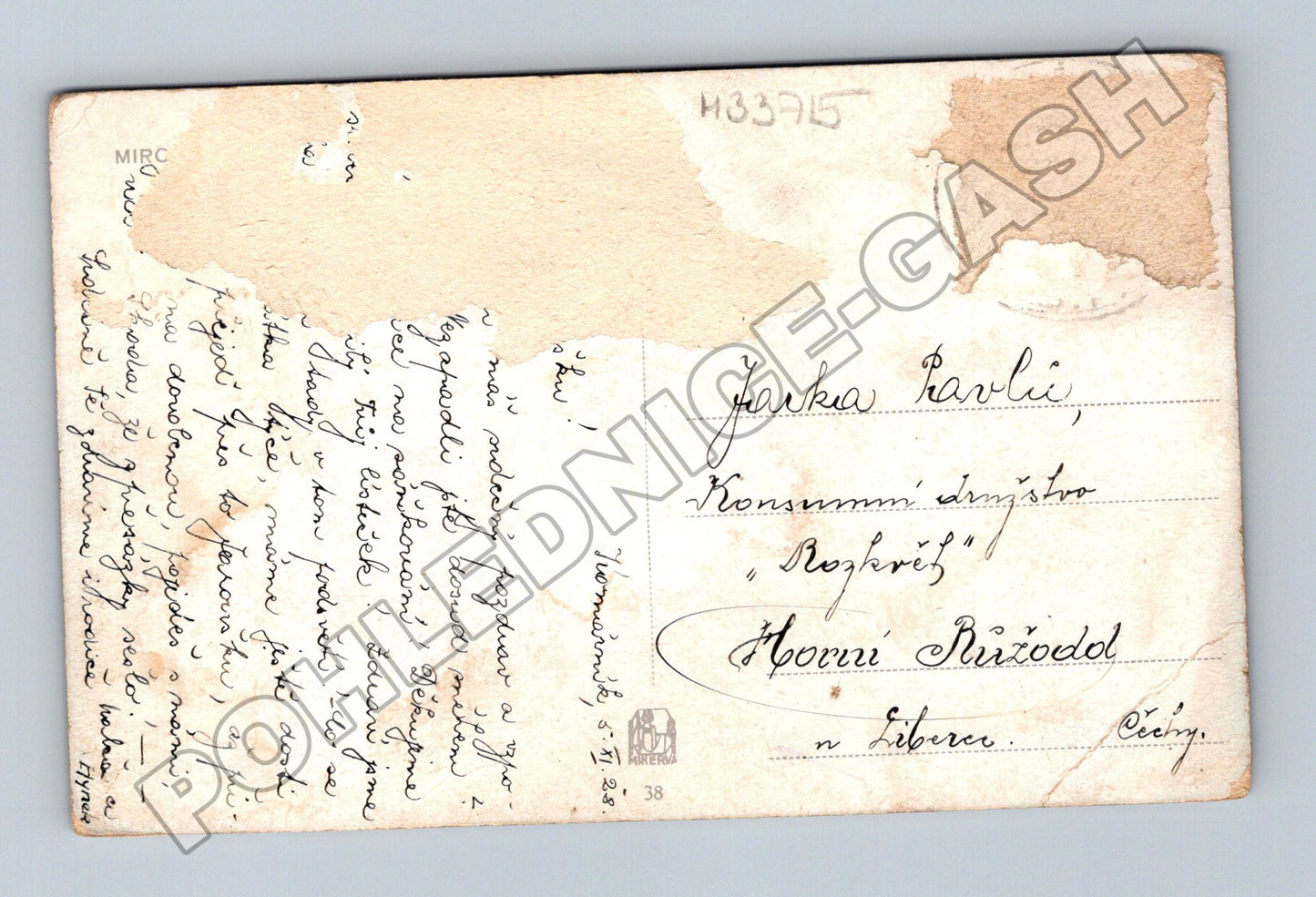 Pohlednice Etnografie Čtení (M33715)