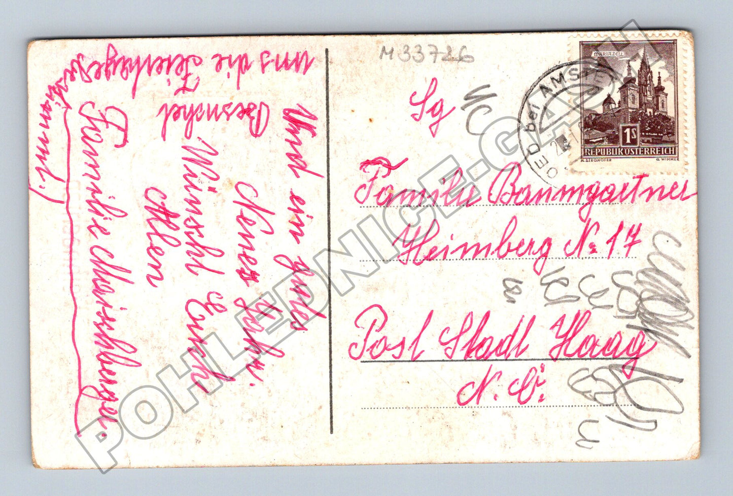 Pohlednice Rakousko Vánoční motiv 1923 (M33726)