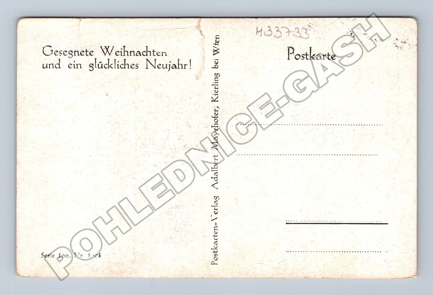 Pohlednice Rakousko Vánoční motiv Panna Marie s dítětem (M33733)