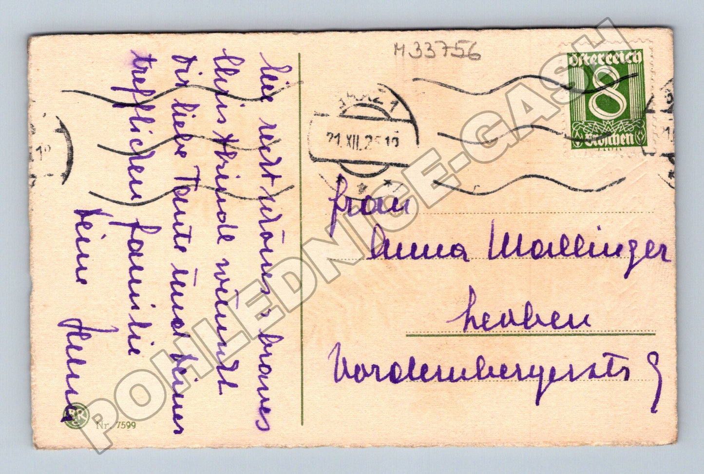 Pohlednice Rakousko vánoční motiv ptáci zima 1910 (M33756)