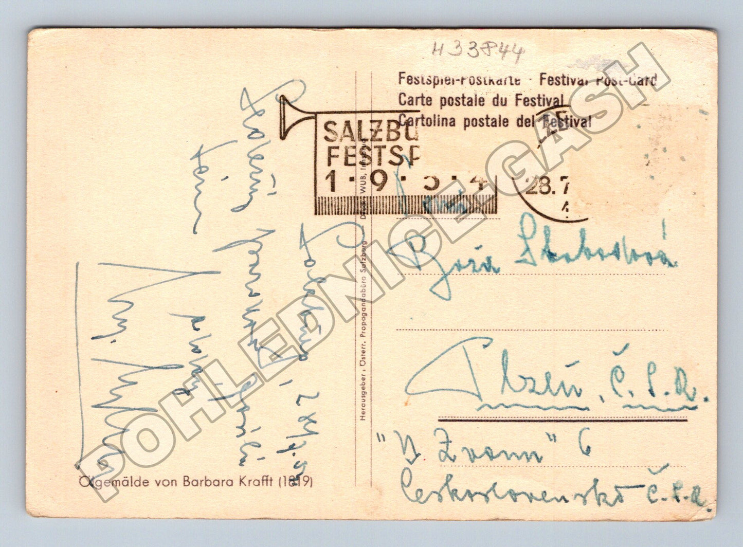 Pohlednice Rakousko Salzburg W.A. Mozart 1994 (M33844)