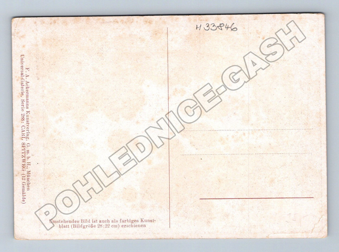 Pohlednice Německo umění Spitzweg Ständchen (M33846)