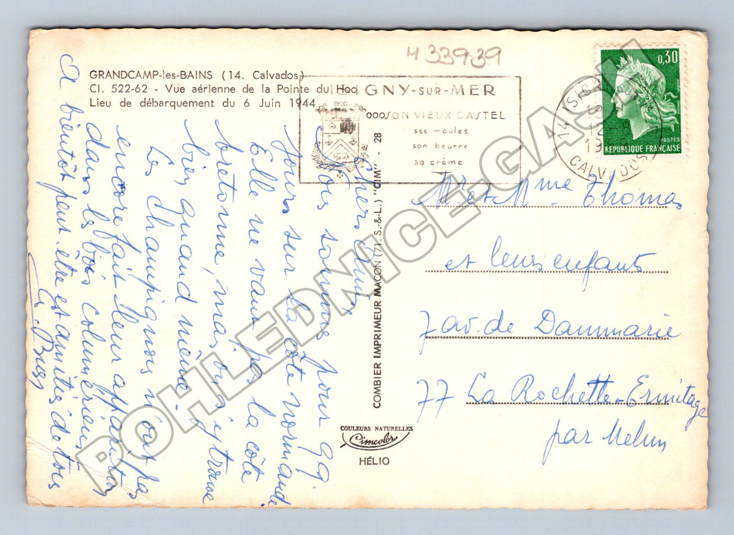 Pohlednice Francie Grandcamp-les-Bains Pointe du Hoc (M33939)