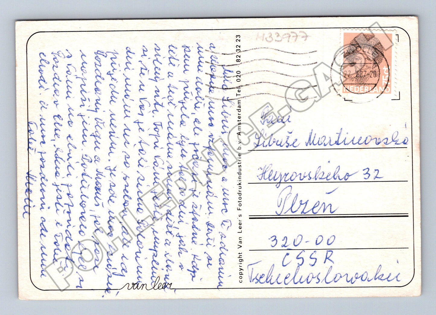 Pohlednice Holandsko Deventer velký kostel 1978 (M33977)