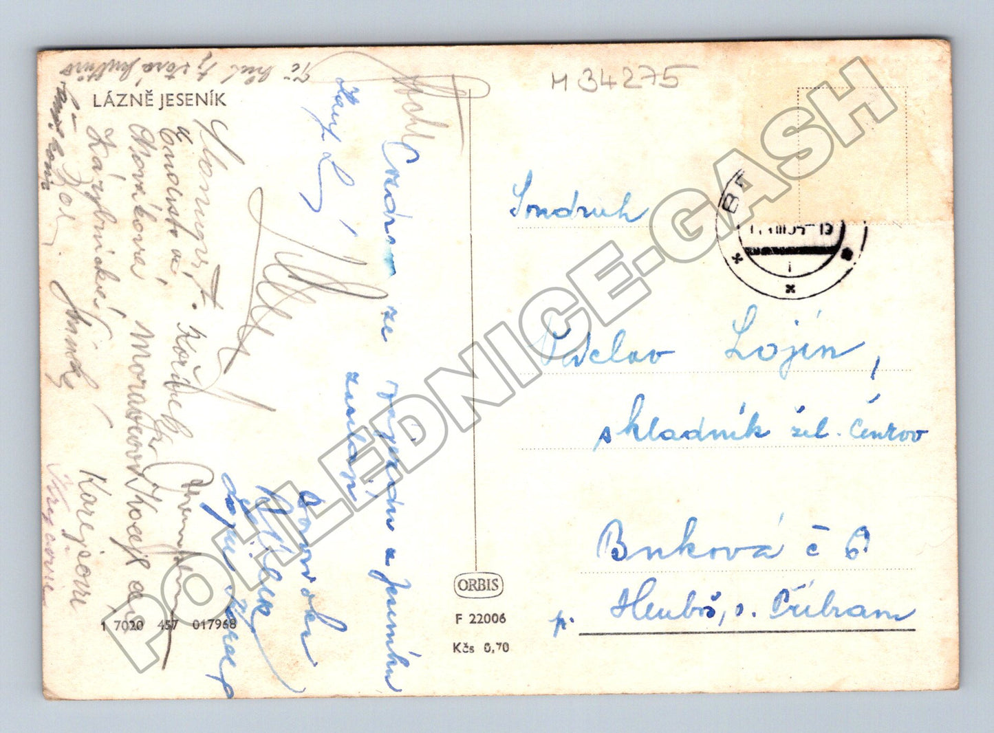 Pohlednice Lázně Jeseník horská krajina 1941 (M34275)