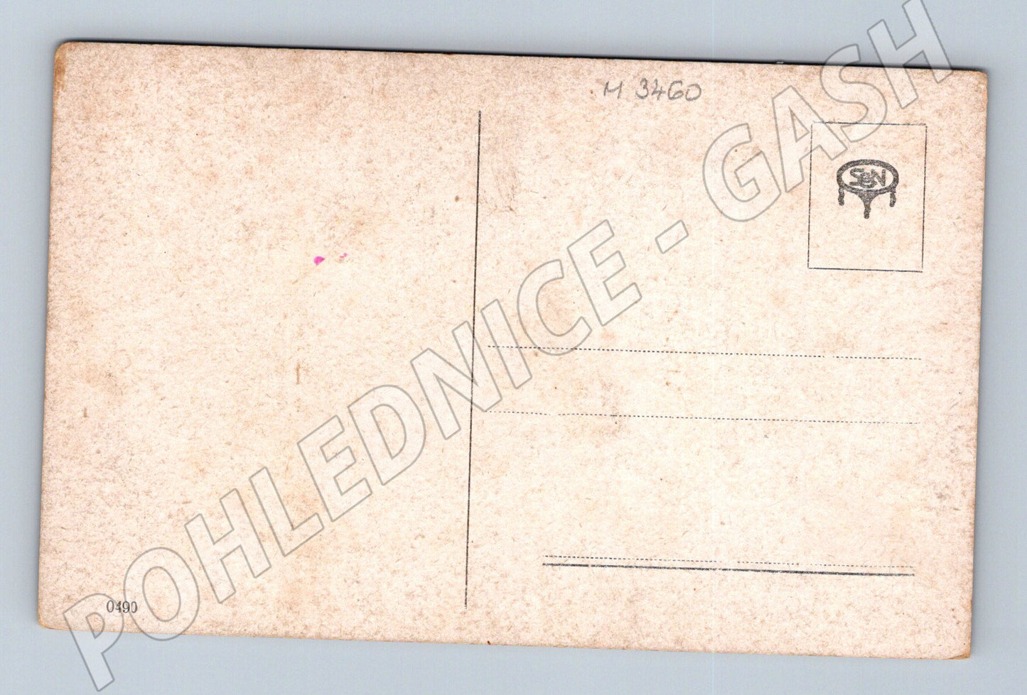 Pohlednice portrét ženy ruční kolor (M3460)