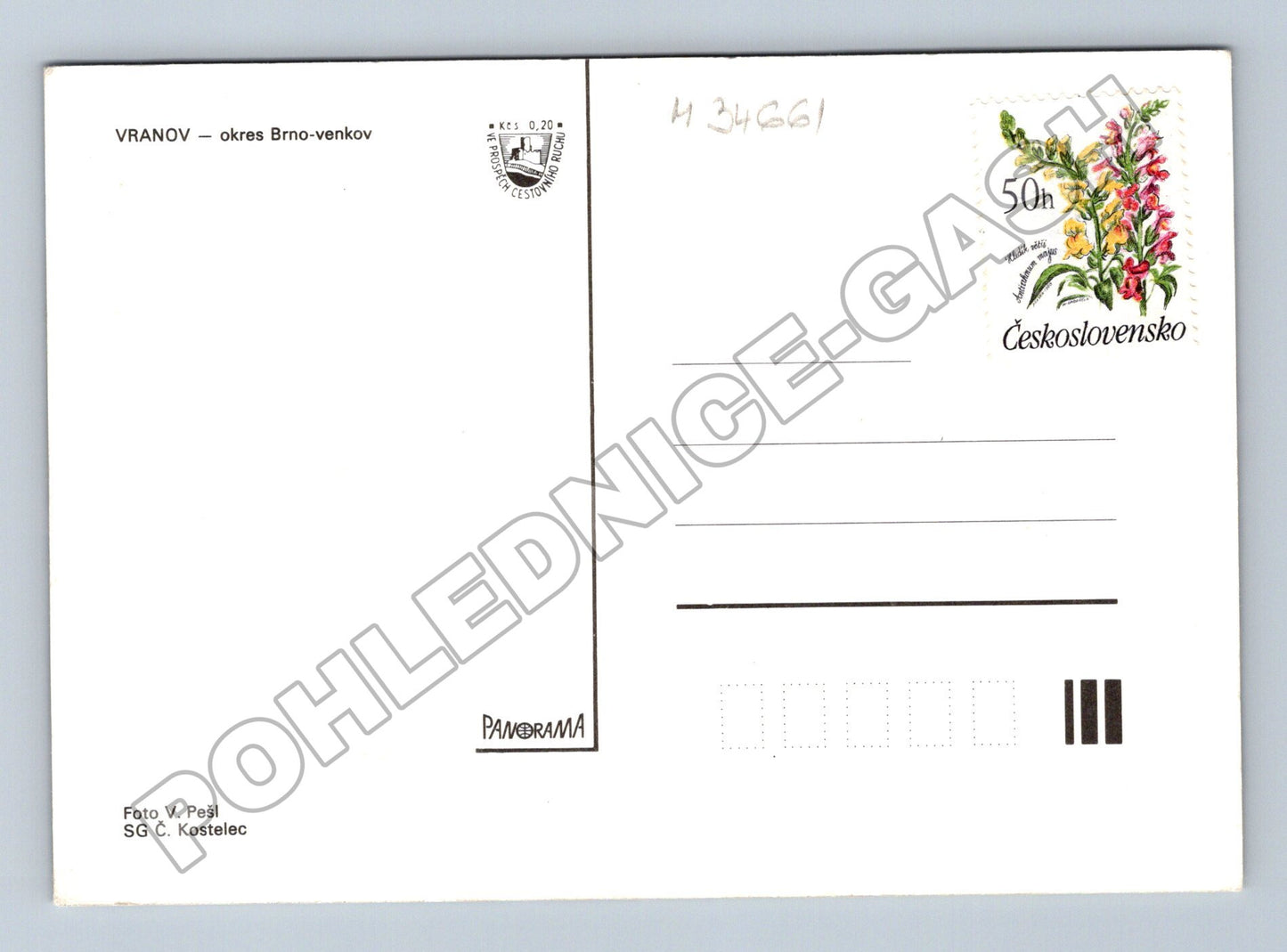 Pohlednice Vranov (okr. Brno-venkov) koláž (M34661)